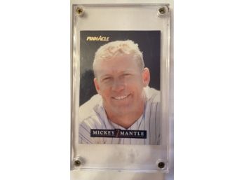 Pinnacle Mickey '7' Mantle Playing Card In Sealed Case. 'Card #18 Of 30.'