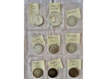 Assorted Coins - Eisenhower, Churchill, Morgan - Dates Range From 1890-2011
