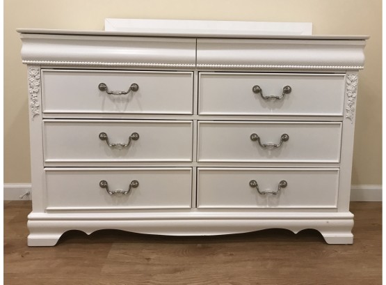 Standard Furniture White Veneer Dresser