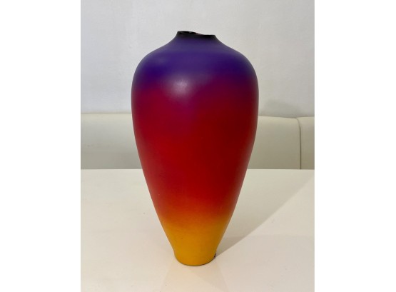 Stunning Hand Thrown Vase Signed By Artist Williams