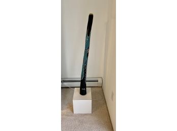 Meticulously Painted Digeridoo In Classic Aboriginal Style On Display Stand Riser