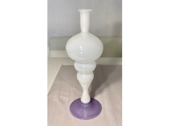 Lavender And White Bud Vase