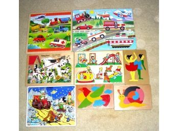 Children's Puzzles - Lot Of 8