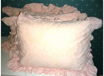 Lot Of 3 Matching Shams With Pillows