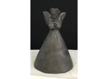 Pottery Angel Candlestick