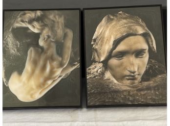Pair Marble Carvings Prints Or Photographs ?