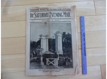 The Saturday Evening Mail 14 Pg Of Celebration Pictures October 2 1909 Watergate