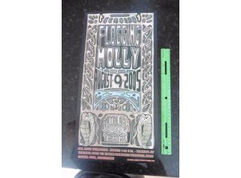Flogging Molly Poster Royal Oak Theatre Jay Michael 11'x 19'