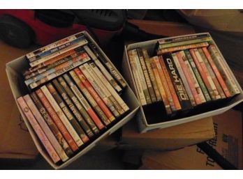2 Boxes Of Dvd's Apx 30