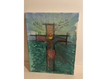 Jesus On The Cross Oil On Canvas