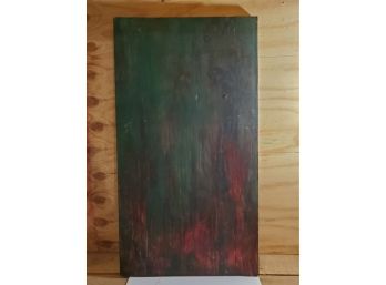 Vintage Abstract Oil On Canvas