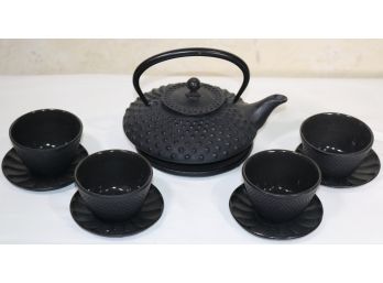 Japanese Iron Tea Set