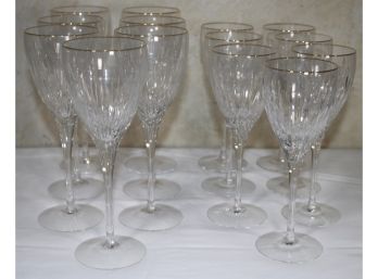 Lenox Crystal Glasses- 14 Pieces Total
