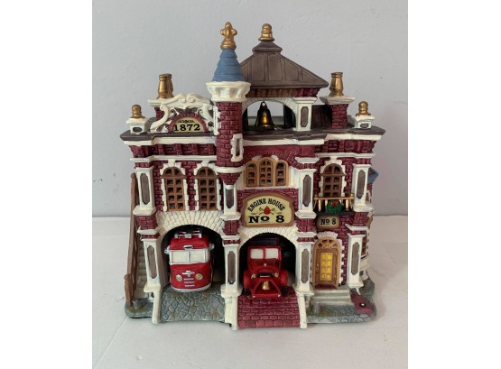 Christmas Village Engine House #8