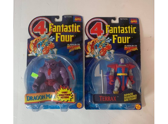 Marvel Comics Fantastic Four Character's ToyBiz 1994 NEW Lot Of 2