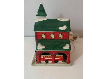 Christmas Village Fire House