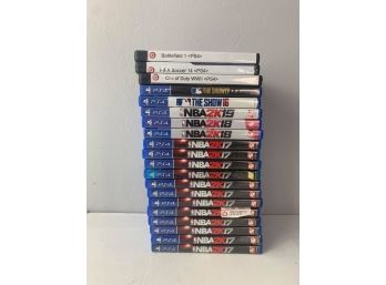Mixed Lot Of 20 PS4 Games