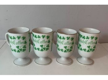Lot Of 4  Irish Coffee Cups