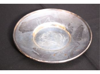 One Silver Tray Marked 'sterling'