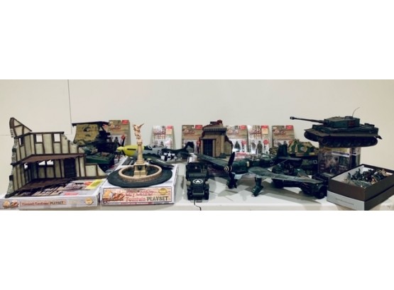 Large Grouping Of Military War Toys