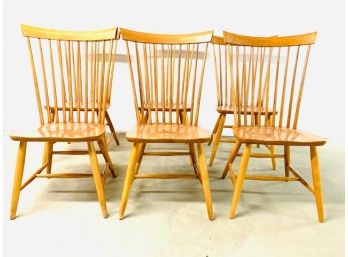 Ethan Allen Maple Dining Chairs Set Of 6