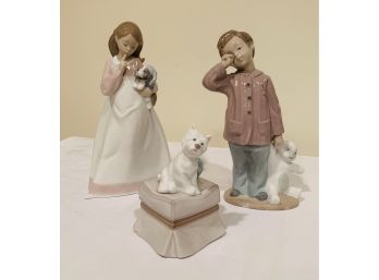 Noa Children & Lladro  Dog