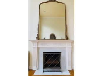 Large French Style Gilt Mirror  By Anthropologie