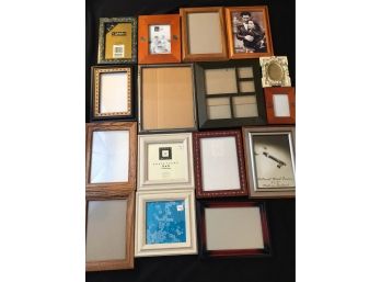 Lot Of 16 Picture Frames Some Unused