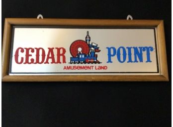 Cedar Point Amusement Land Souvenir Mirror