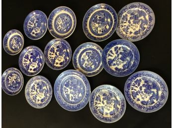 Blue Willow Ware Lot
