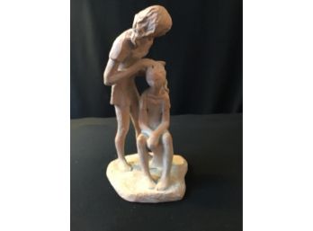 Mother And Daughter Sculpture
