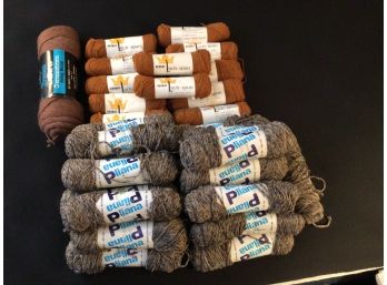 39 Skeins Quality Yarn Shetland Wool And More