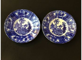 Kyber Antique Adams & Sons Plates Pair England