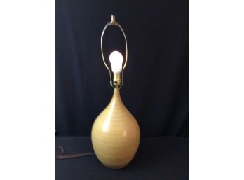 Vintage Bulbous Ceramic Lamp