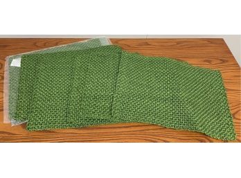 Eight Green Sisal Placemats
