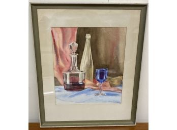 Framed Watercolor Hirshson