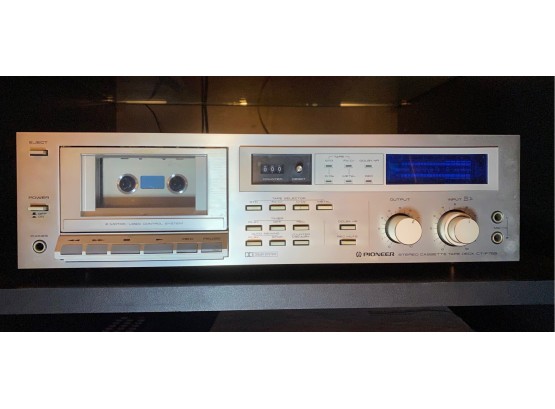 Pioneer Stereo Cassette Tape Deck CT-F755