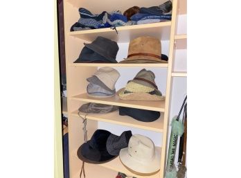 Over 30 Men's Hats, Some Vintage: Stetson, Eddie Bauer, Orvis & More