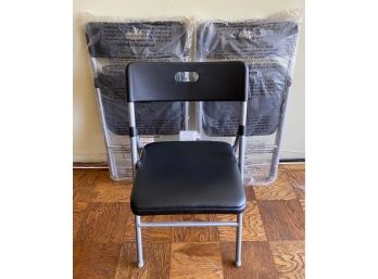 3 New Cosco Plastic Folding Chairs