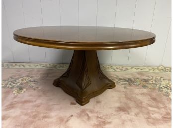 Custom Made  Art  Nouveau Details Round Dining Table