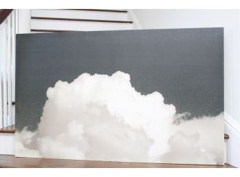 Modern Cloud Print Stretched On Canvas