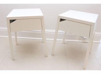 Two Modern Ikea End Tables