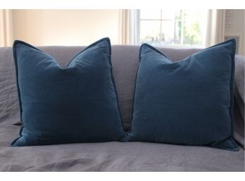Two Lovely Crate And Barrel Accent Pillows