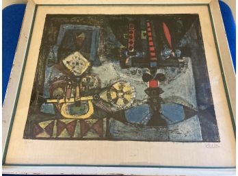(Augustine Ubeda) Lithograph ,Pencil Signed & Low Numbered