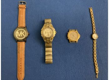 4 Wrist Watches (seiko,LL Bean,Elgin,Michael Kors)