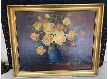 1940 Oil On Canvas (Irwin Hodes)Still Life, Signed And Dated