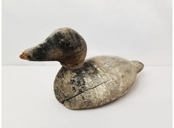 Antique Female Wooden Duck Decoy