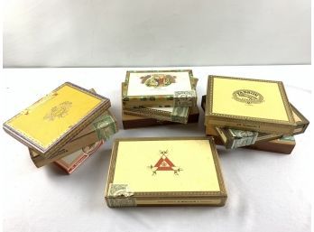 10 Empty Cigar Boxes