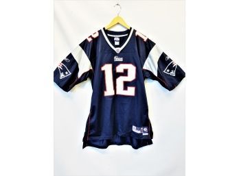 Tom Brady #12 New England Patriots Authentic NFL Jersey    2xLarge