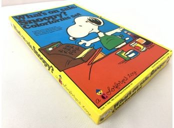 Vintage 1965  Snoopy Colorforms Set, Newish